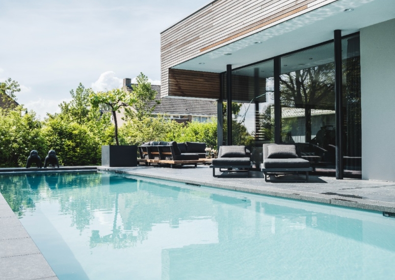 Bouwkundig zwembad Waterstijl