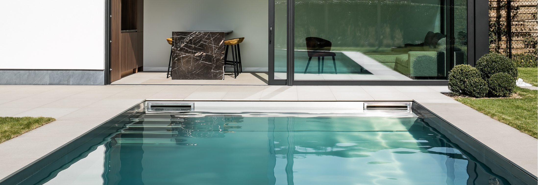 RVS plunge pool op maat | Compact RVS zwembad | Waterstijl